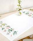 Table Topper - Cross Stitch Kit Table Cloth, FM019 - Luca - S Yarns
