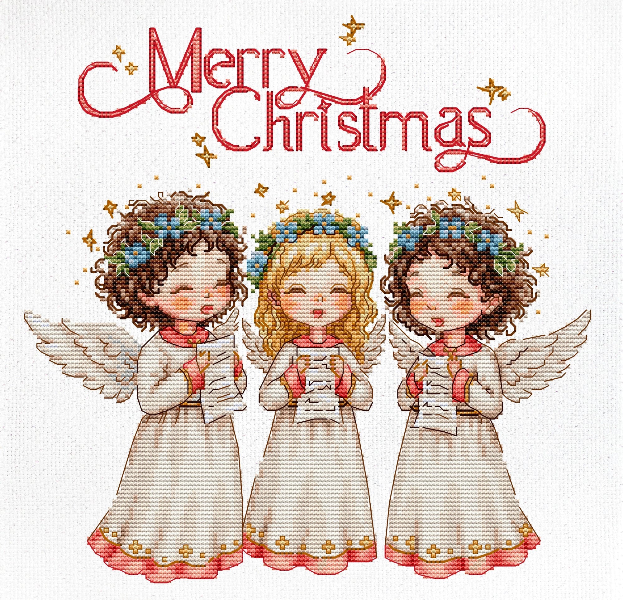 Cross Stitch Kit Luca-S -Angelic Song, B1437