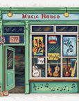 Cross Stitch Kit Luca-S - Music House, B1440