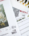 Cross Stitch Kit Luca-S GOLD -The Light of Spring Peonies, B715