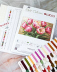 Cross Stitch Kit Luca-S GOLD - Graceful Tulips, B718