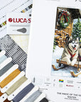 Cross Stitch Kit Luca-S - The Magic of the Nordic Winter, B722