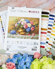 Cross Stitch Kit Luca-S GOLD - Golden Bloom, B723