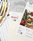 Cross Stitch Kit Luca-S GOLD- Santa Interior, BU5100