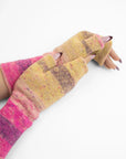 Pink Horizon Hand Warmers and Headband