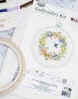 Cross Stitch Kit with Hoop Included Luca-S - In the Harmony of Spring, BC107