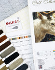 Cross Stitch Kit Luca-S GOLD - The Gentle Spirit of the Forest, B724