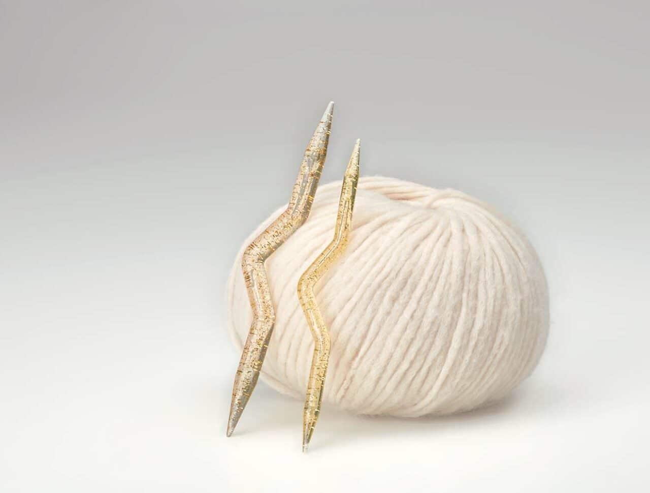 Addi Champagne Cable Stitch Needle - Luca - S Yarns