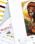 Cross Stitch Kit Luca-S GOLD - Queen of the Sunlit Continent, B720