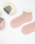 Blush Lace Ankle Socks - Luca - S Yarns