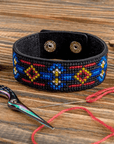Bracelet Needlecraft Kit - Cross Stitch Kits on Leather - Luca - S Yarns