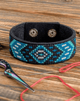 Bracelet Needlecraft Kit - Cross Stitch Kits on Leather - Luca - S Yarns