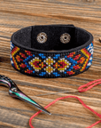 Bracelet Needlecraft Kit - Cross Stitch Kits on Leather - Luca - S Yarns