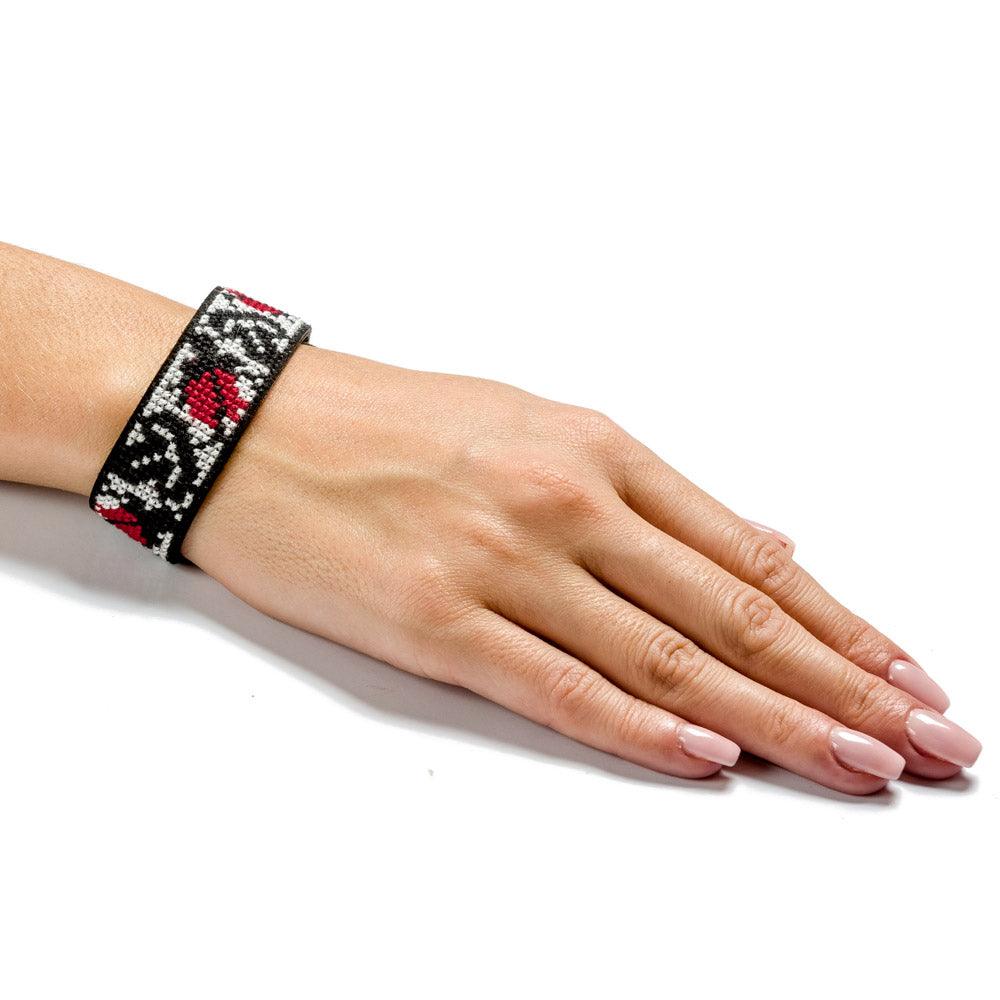Bracelet Needlecraft Kit - Cross Stitch Kits on Leather - Luca - S Yarns