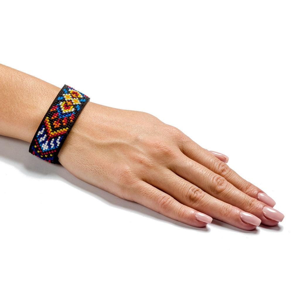 Bracelet Needlecraft Kit - Cross Stitch Kits on Leather - Luca - S Yarns