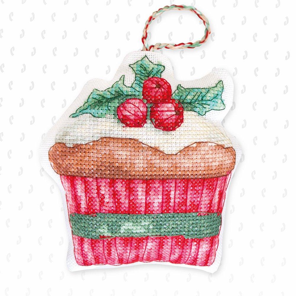 Counted Cross Stitch Kit Toy - Cupcake, JK023 - Luca - S Yarns