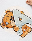 Cross Stitch Kit Alphabet - Luca - S Kit - Letter „A” B1202 - Luca - S Yarns