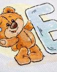 Cross Stitch Kit Alphabet - Luca - S Kit - Letter „E” B1206 - Luca - S Yarns