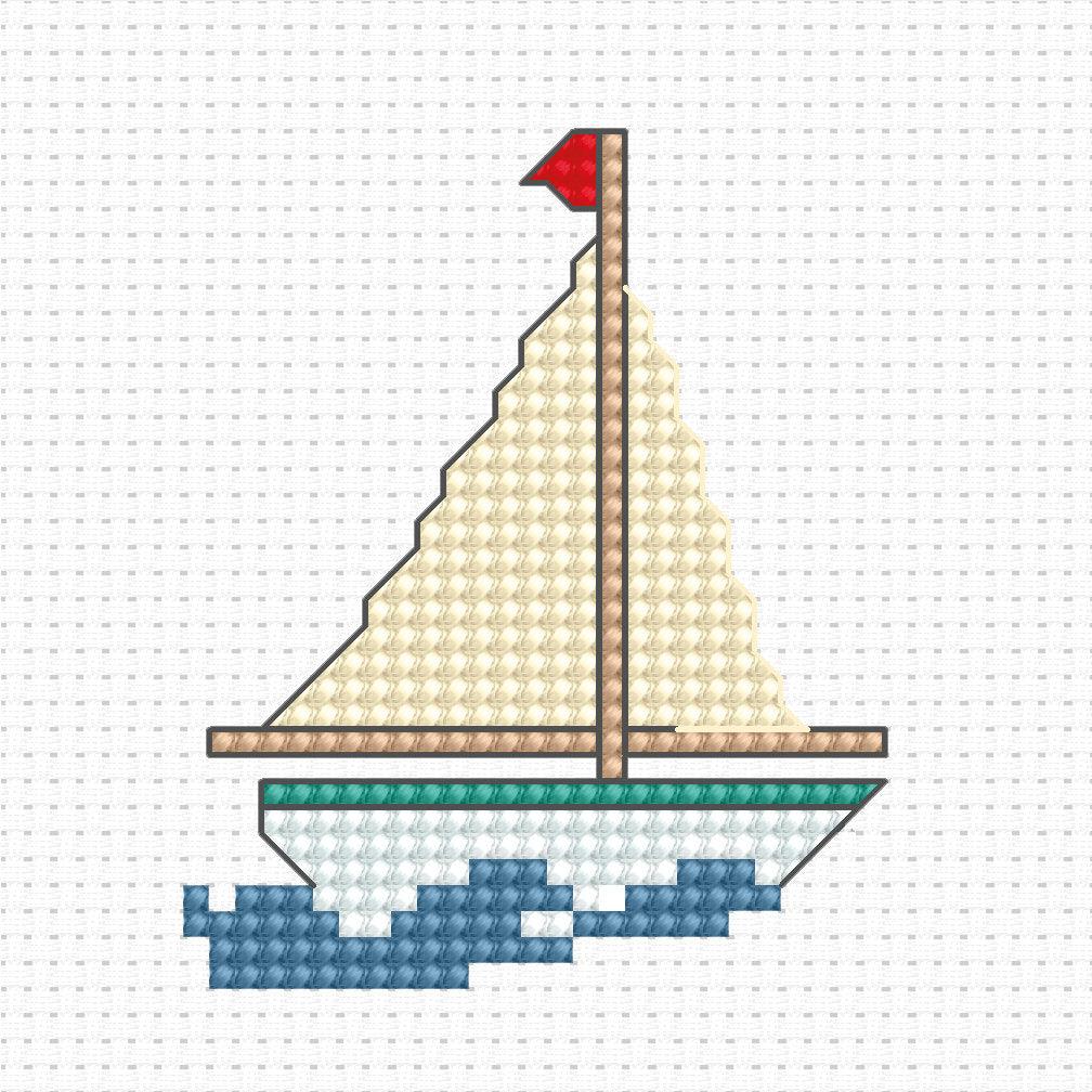 Cross Stitch Kit for Beginners - Kids Embroidery Kit B017 - Luca - S Yarns