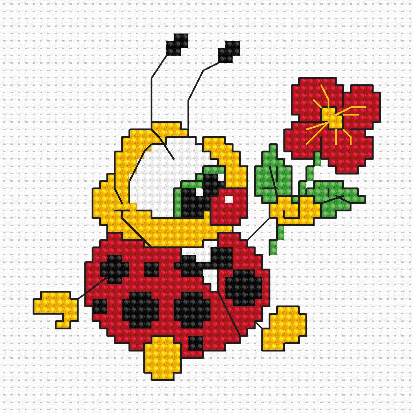 Cross Stitch Kit for Beginners - Kids Embroidery Kit B062 - Luca - S Yarns
