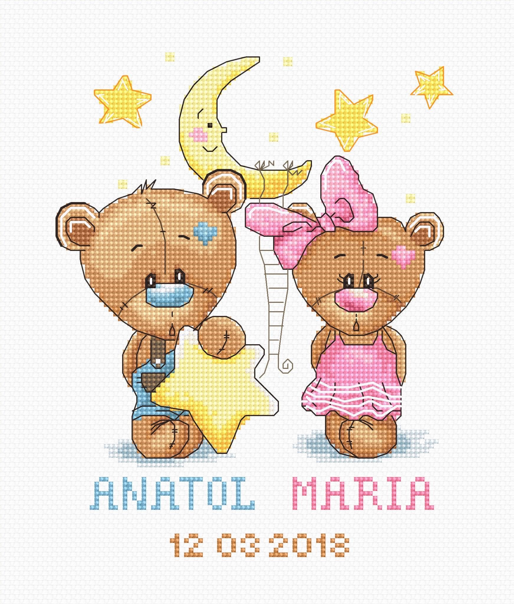 Cross Stitch Kit Luca - S - Luca - S Yarns