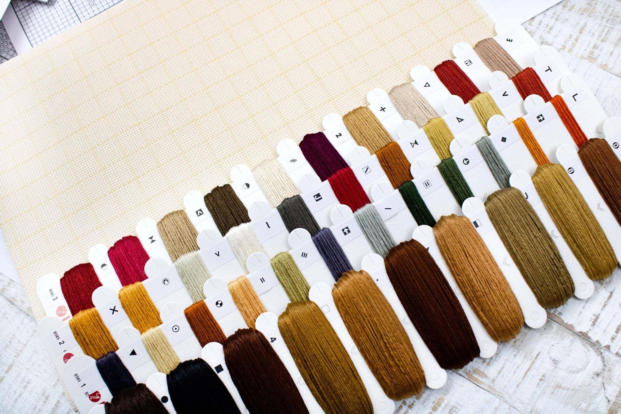 Cross Stitch Kit Luca - S - A Reluctant Companion, B585 - Luca - S Yarns