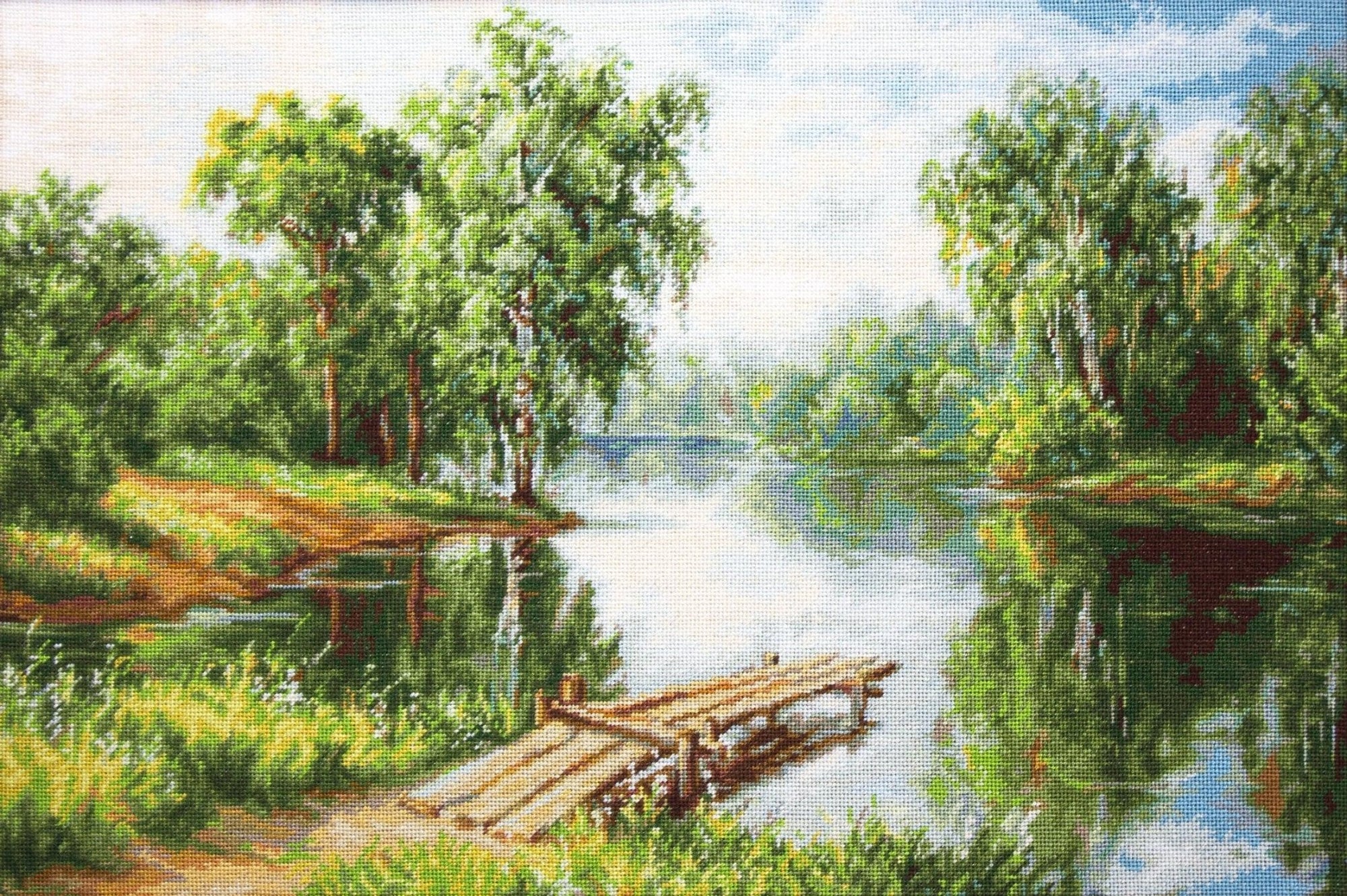 Cross Stitch Kit Luca - S - A very nice place, B548 - Luca - S Yarns