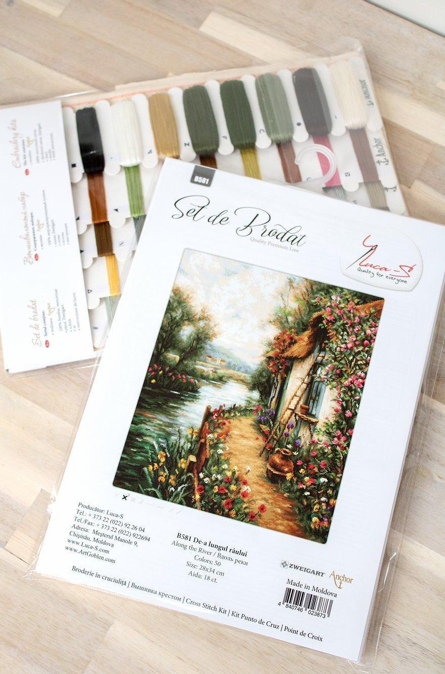 Cross Stitch Kit Luca - S - Along the River, B581 - Luca - S Yarns