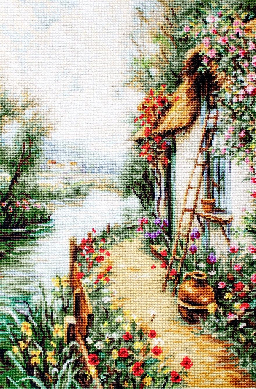 Cross Stitch Kit Luca - S - Along the River, B581 - Luca - S Yarns