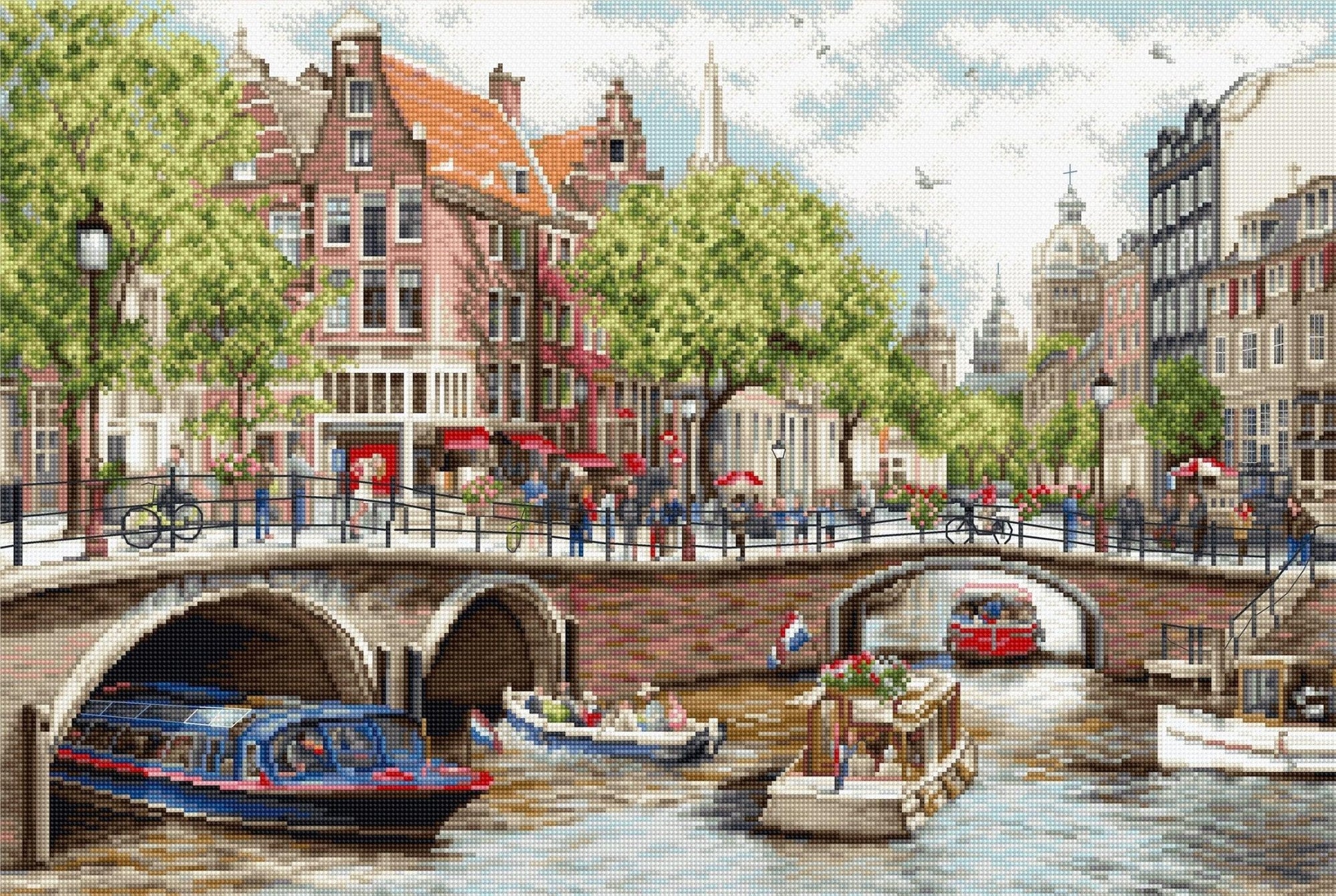 Cross Stitch Kit Luca - S - Amsterdam, BU5005 - Luca - S Yarns