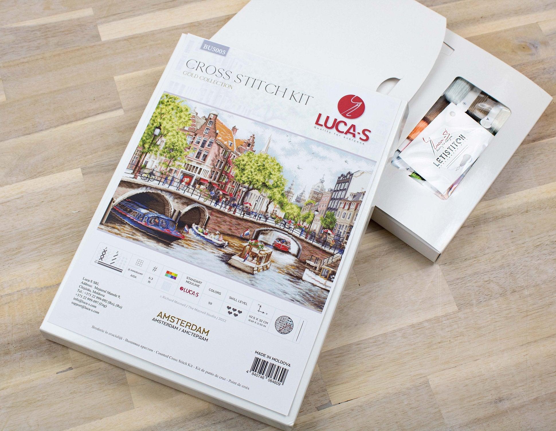 Cross Stitch Kit Luca - S - Amsterdam, BU5005 - Luca - S Yarns