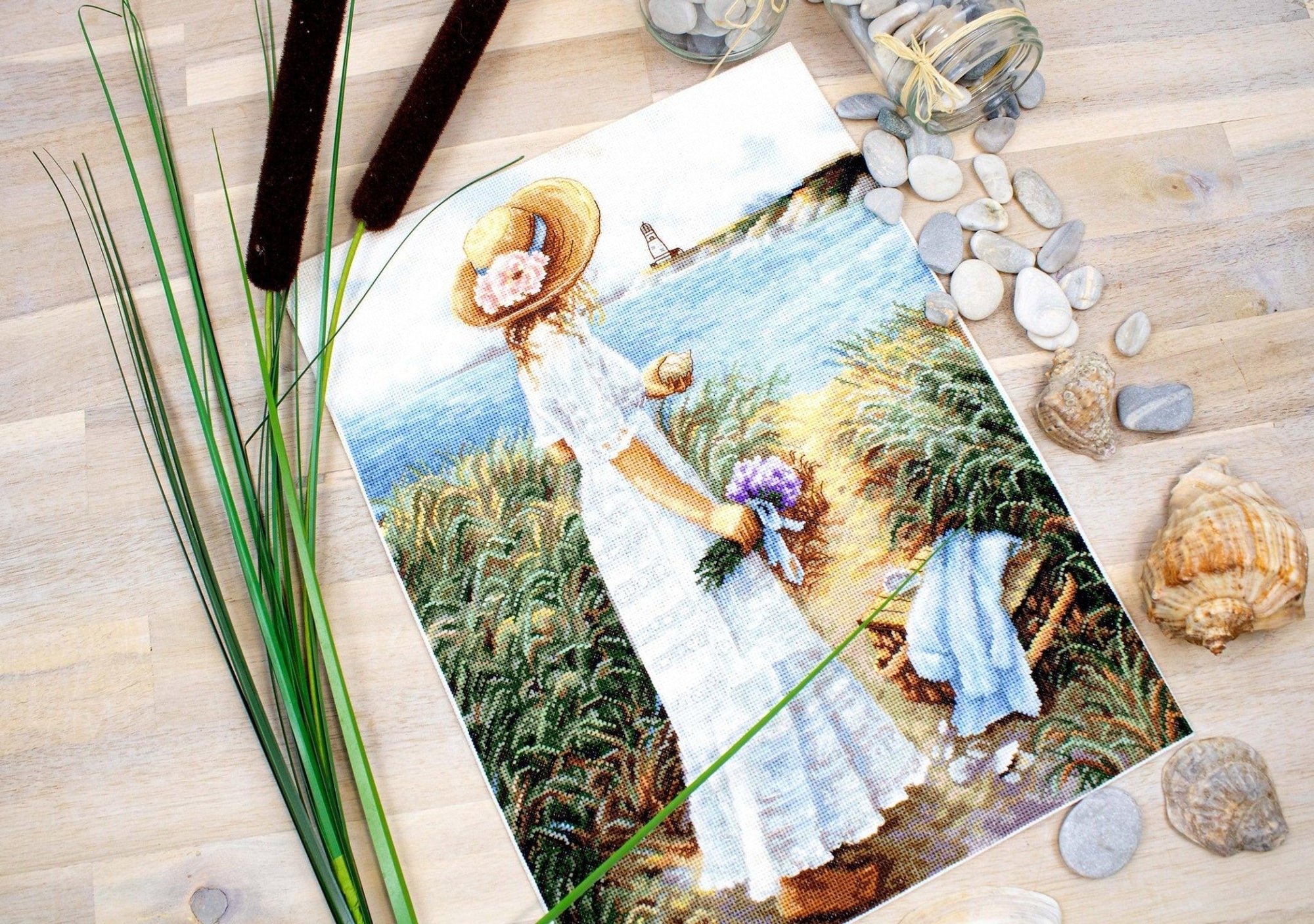 Cross Stitch Kit Luca - S - An Intimate View, B2403 - Luca - S Yarns