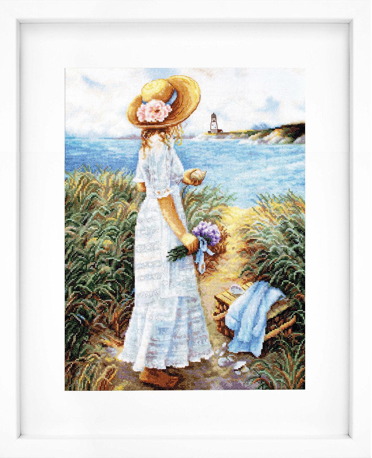 Cross Stitch Kit Luca - S - An Intimate View, B2403 - Luca - S Yarns