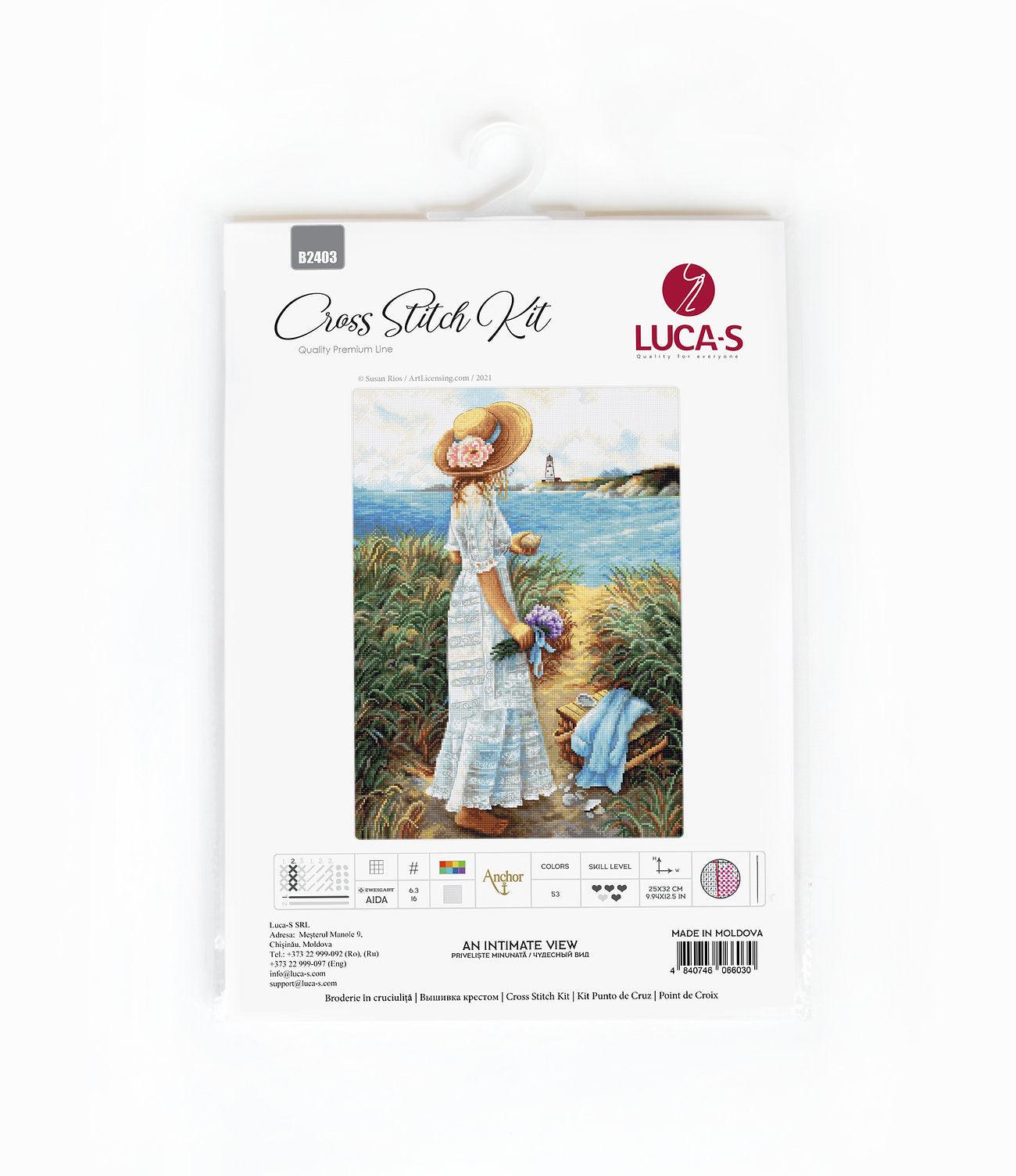Cross Stitch Kit Luca - S - An Intimate View, B2403 - Luca - S Yarns