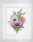 Cross Stitch Kit Luca - S - Anemone, B7017 - Luca - S Yarns