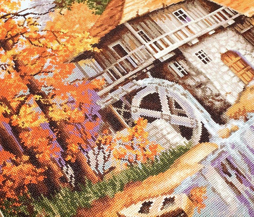 Cross Stitch Kit Luca - S - Autumn Landscape, B481 - Luca - S Yarns