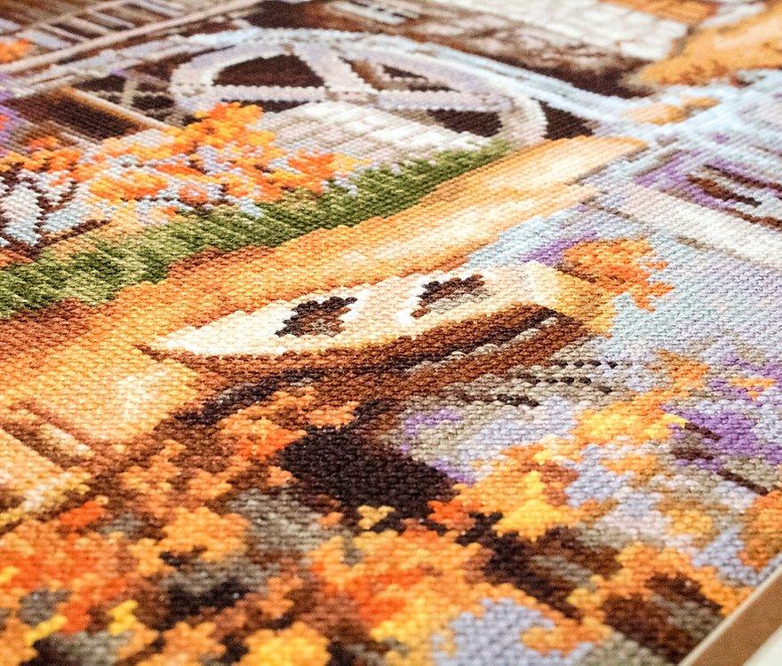 Cross Stitch Kit Luca - S - Autumn Landscape, B481 - Luca - S Yarns