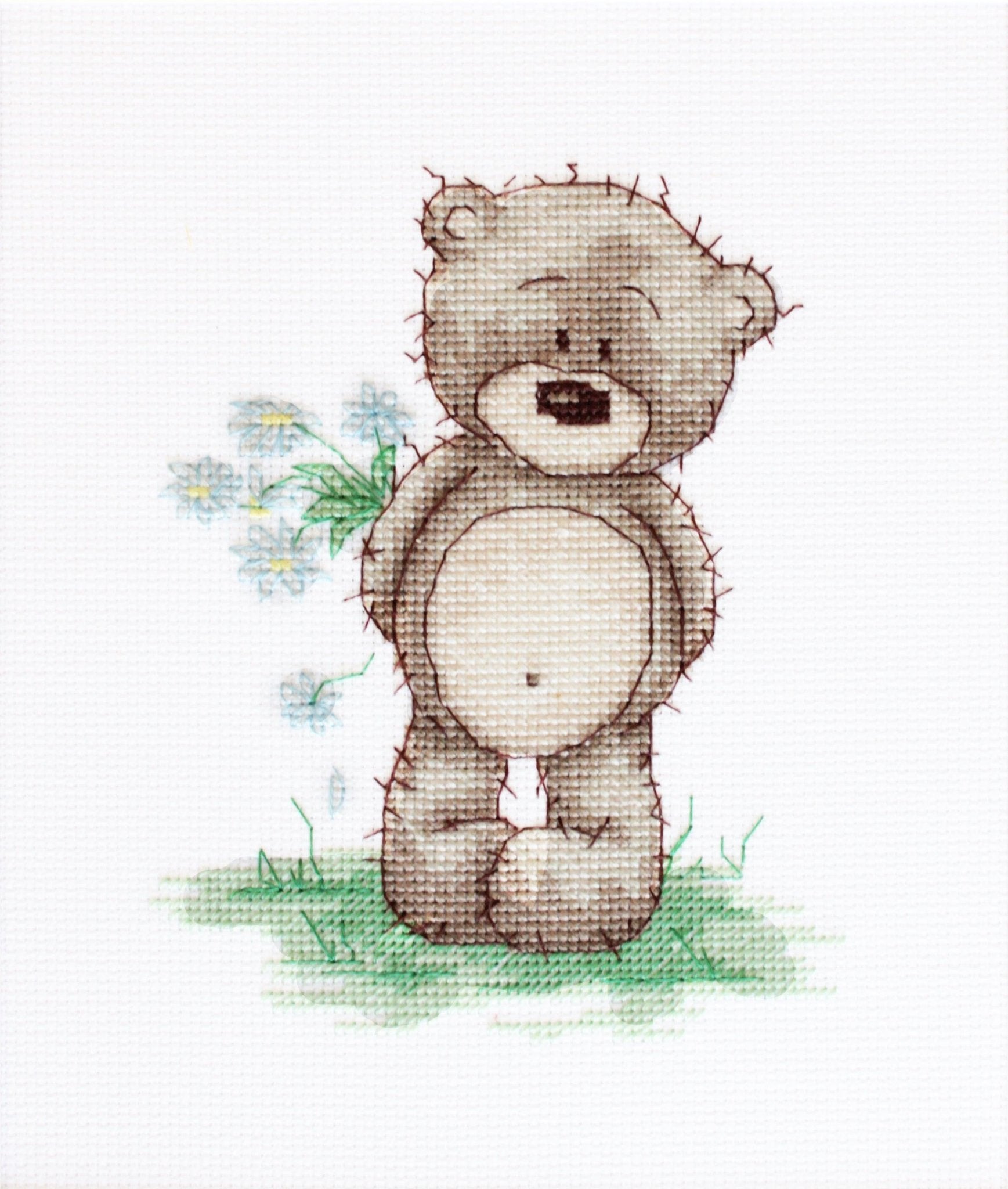 Cross Stitch Kit Luca - S - B1090, Bruno Bear - Luca - S Yarns