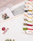 Cross Stitch Kit Luca - S - B7026, Vase with Roses - Luca - S Yarns