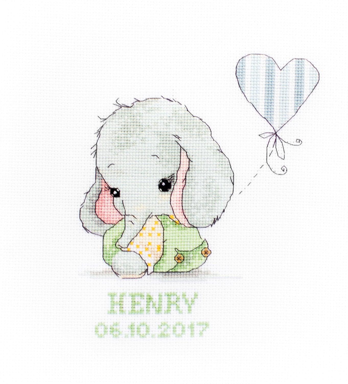 Cross Stitch Kit Luca - S - Baby, B1135 - Luca - S Yarns
