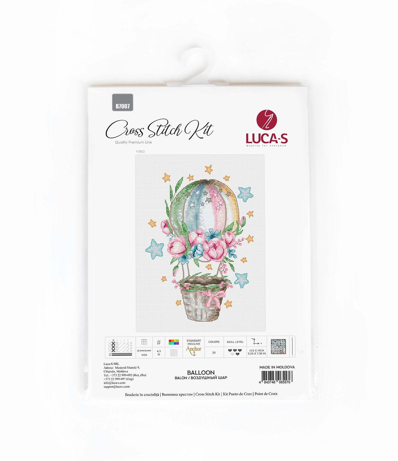 Cross Stitch Kit Luca - S - Balloon B7007 - Luca - S Yarns