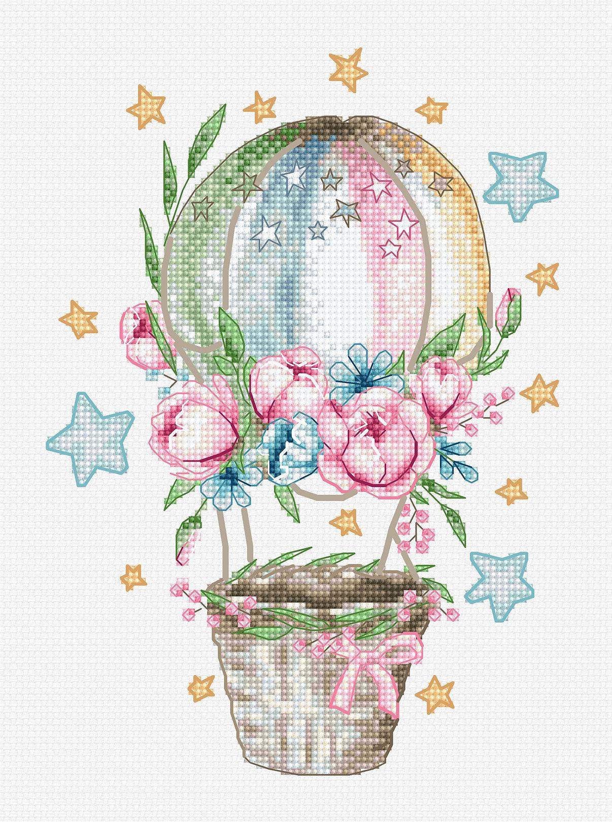 Cross Stitch Kit Luca - S - Balloon B7007 - Luca - S Yarns