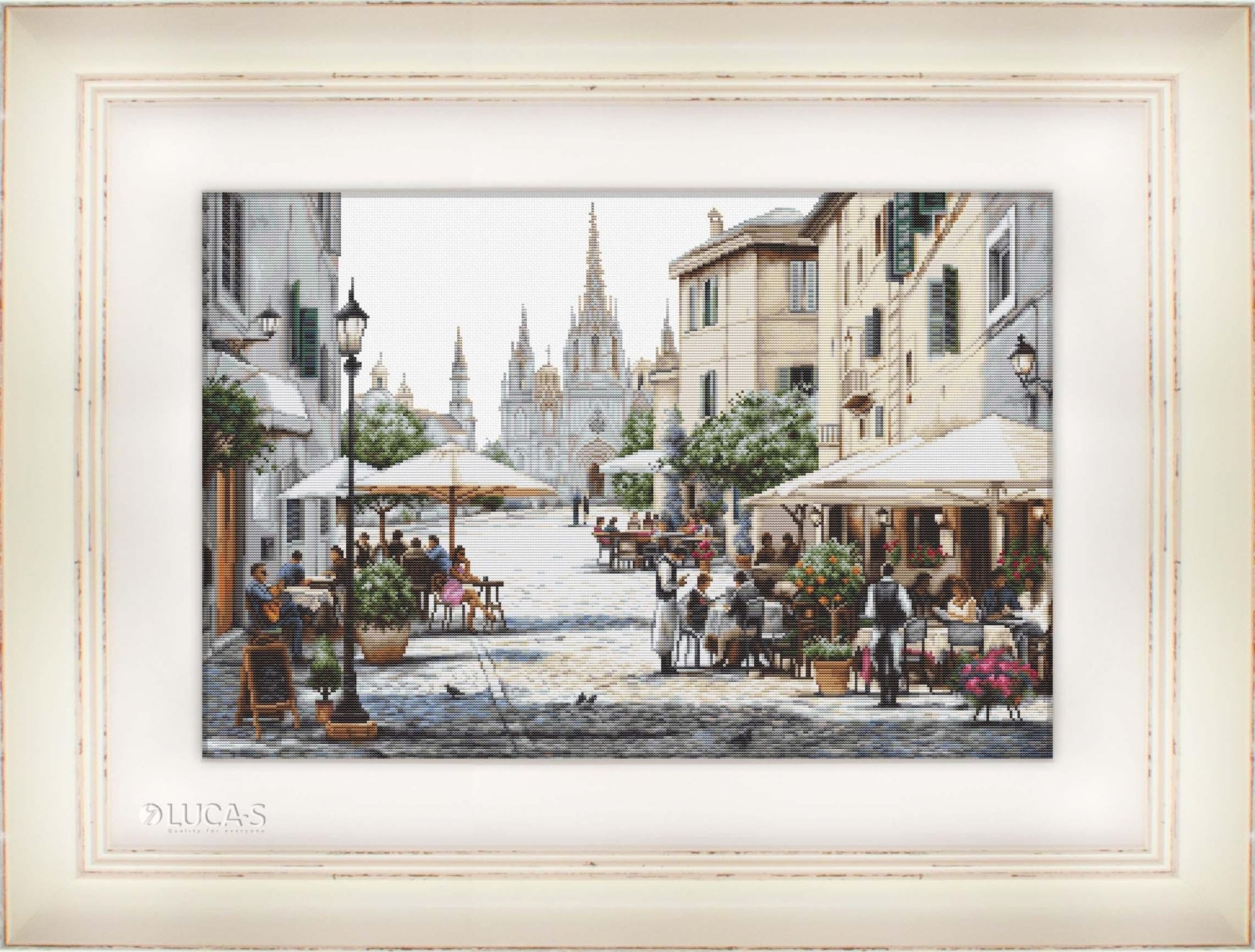 Cross Stitch Kit Luca - S - Barcelona Cathedral, B2411 - Luca - S Yarns