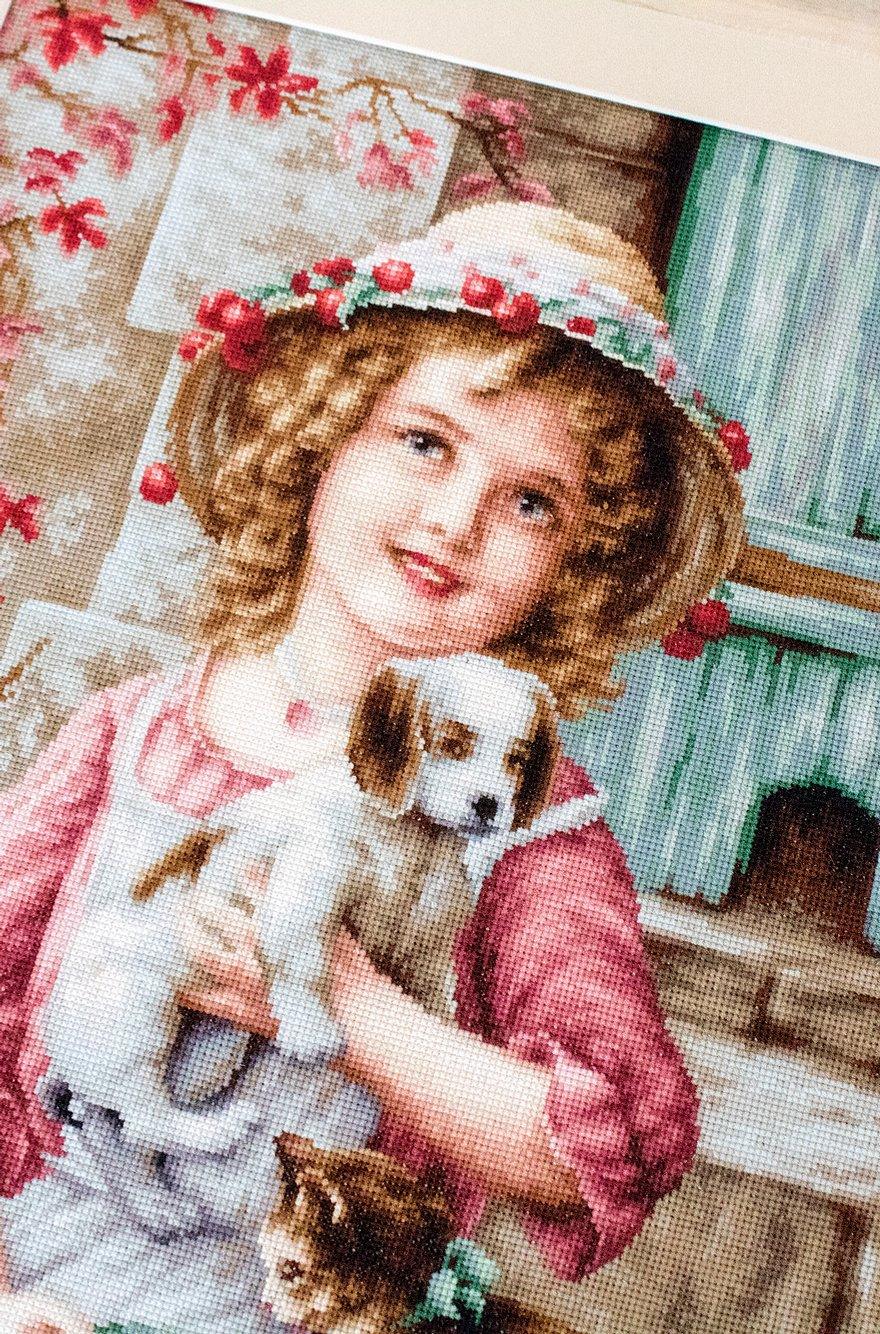 Cross Stitch Kit Luca - S - Best Friends, B518 - Luca - S Yarns
