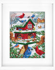 Cross Stitch Kit Luca - S - Blissful Bird Feeder, B2417 - Luca - S Yarns