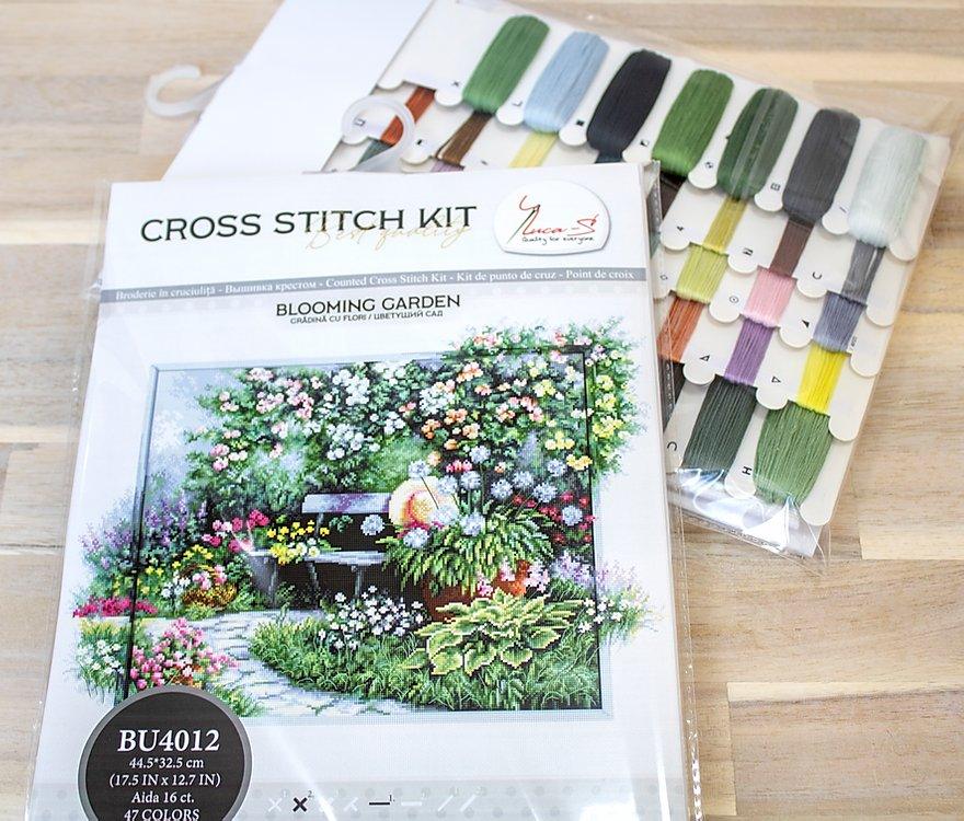 Cross Stitch Kit Luca - S - Blooming Garden, BU4012 - Luca - S Yarns