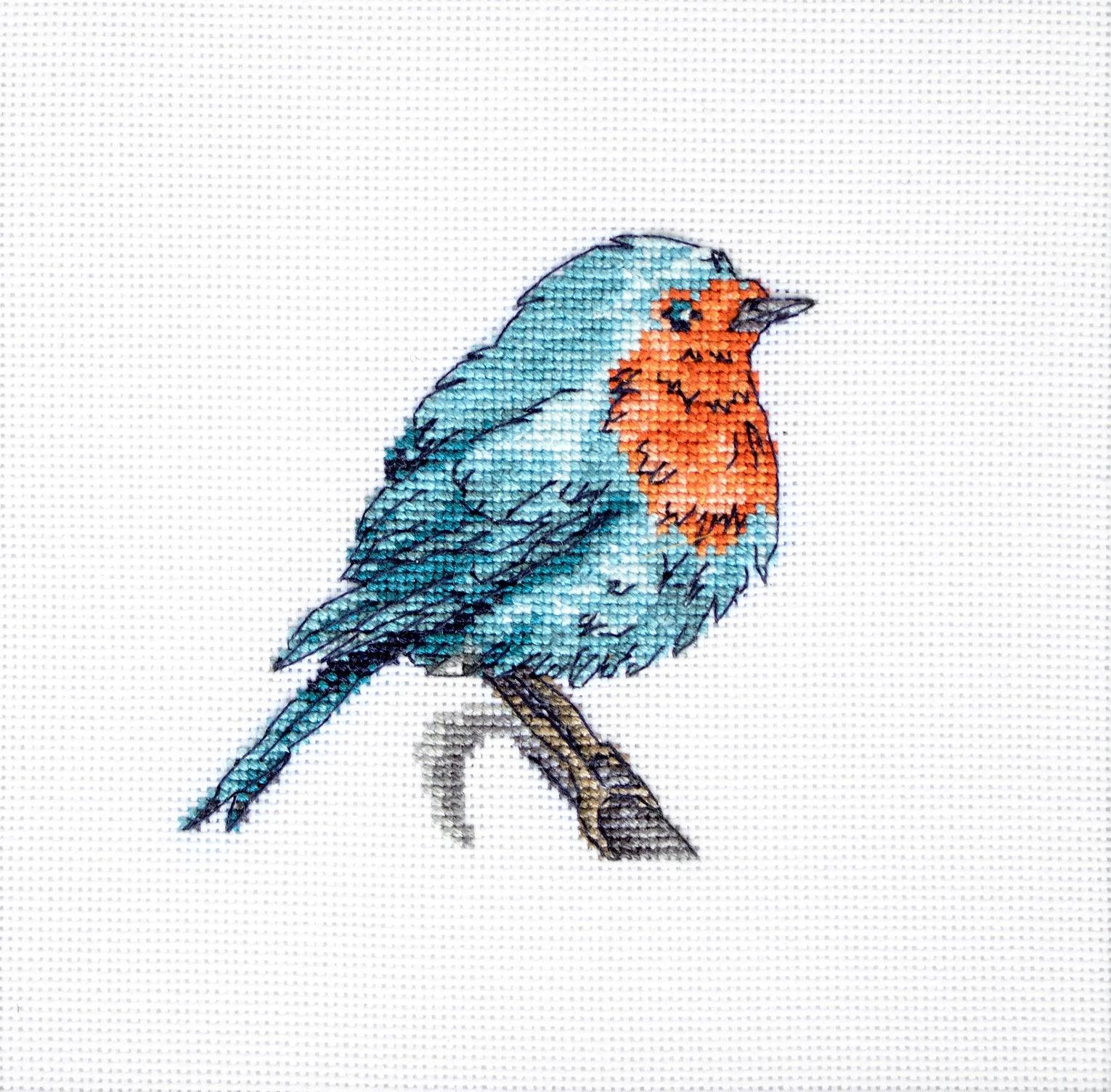 Cross Stitch Kit Luca - S - Bluebird, B1167 - Luca - S Yarns