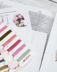 Cross Stitch Kit Luca - S - Bouquet of Peonies, B7028 - Luca - S Yarns