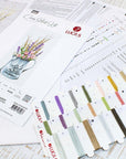 Cross Stitch Kit Luca - S - Bouquet with lavender, B7008 - Luca - S Yarns