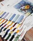 Cross Stitch Kit Luca - S - Bouquet with Pansies, B7030 - Luca - S Yarns